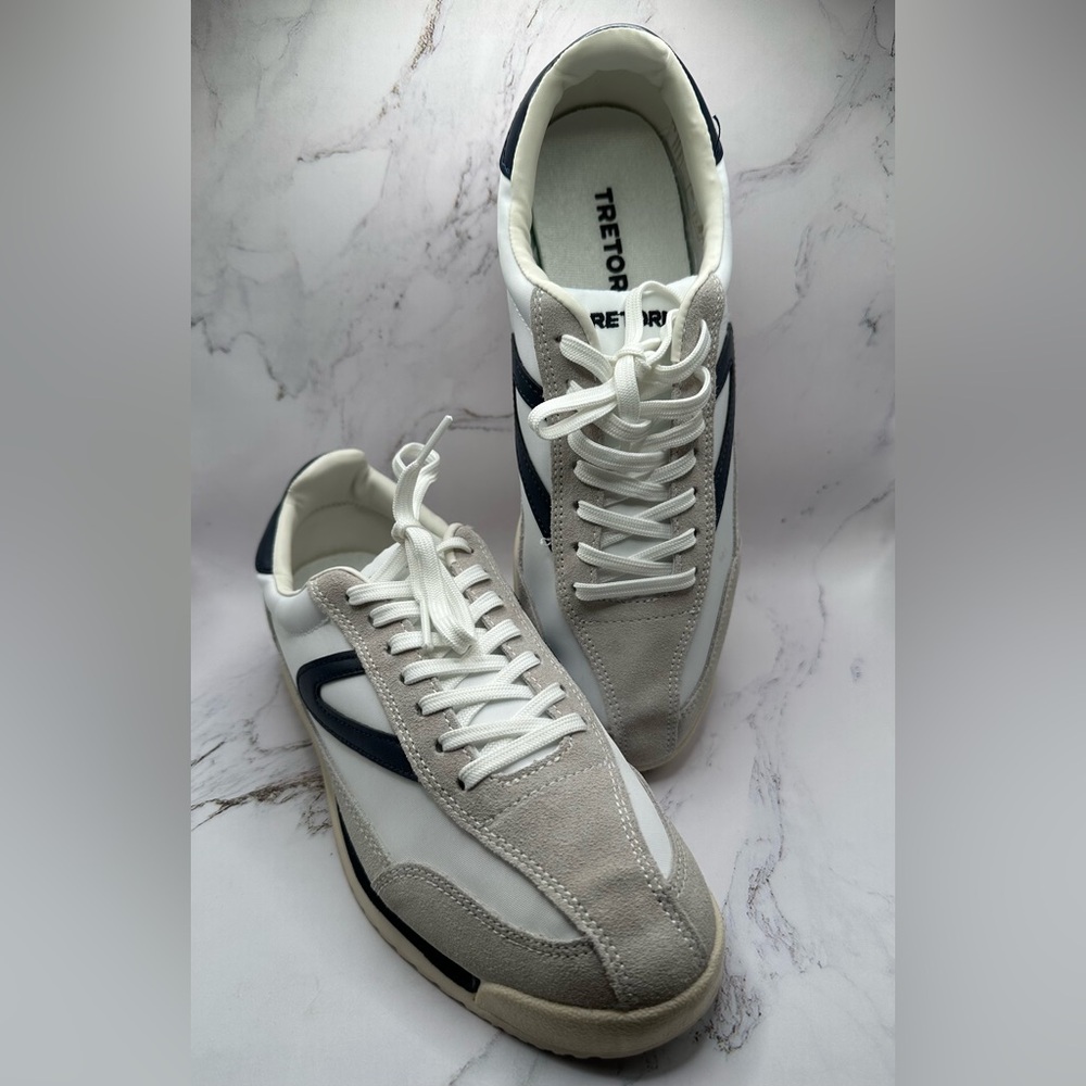 Tretorn Rawlins Women's White, Navy and Gray Sneakers